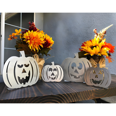 金属铁艺圣诞南瓜万圣节圣诞节室内布置摆件剪影装饰