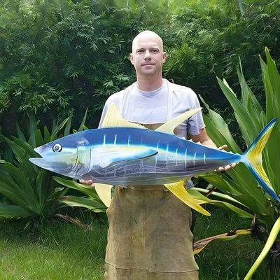 鲨鱼不锈钢装饰品家居金属装饰品不锈钢装饰品动物摆件鲨鱼壁挂