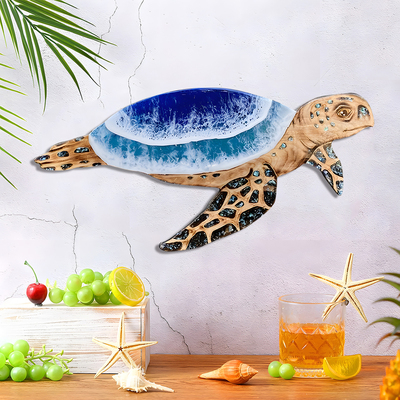 金属海洋海龟工艺装饰品铁艺墙壁挂摆件
