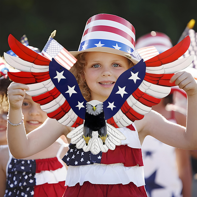 金属墙艺术飞鹰美国国旗铁艺壁挂金属墙面装饰画美国鹰旗墙饰壁饰